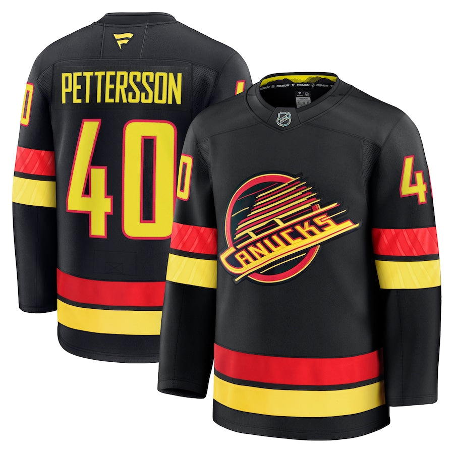 Vancouver Canucks #40 Elias Pettersson Jersey 2025 Premium Stitched