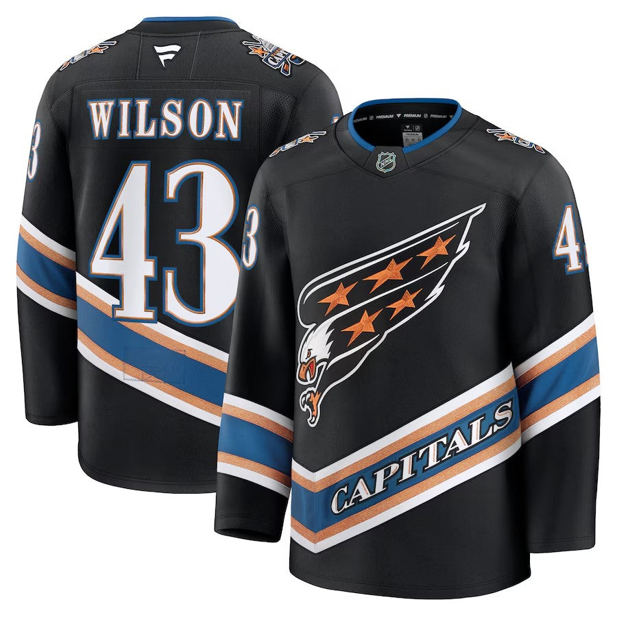 Washington Capitals #43 Tom Wilson 50th Anniversary Jersey 2025 Premium Stitched