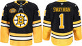 Boston Bruins #1 Jeremy Swayman Jersey 2025 Premium Stitched