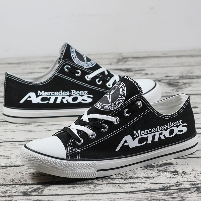 Mercedes-Benz Canvas Sneakers Shoes For Men Women Fans