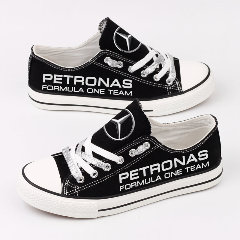 Mercedes AMG Petronas Motorsport Canvas Sneakers Shoes For Men Women Fans