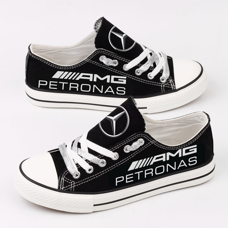 Mercedes AMG Petronas Motorsport Canvas Sneakers Shoes For Men Women Fans