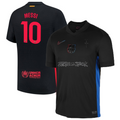 Messi #10 Barcelona x Travis Scott 2025 Away Jersey – Black