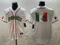 Mexico Baseball Jersey Team Big Logo White 2026 World Baseball Classic Home Stadium Stitched