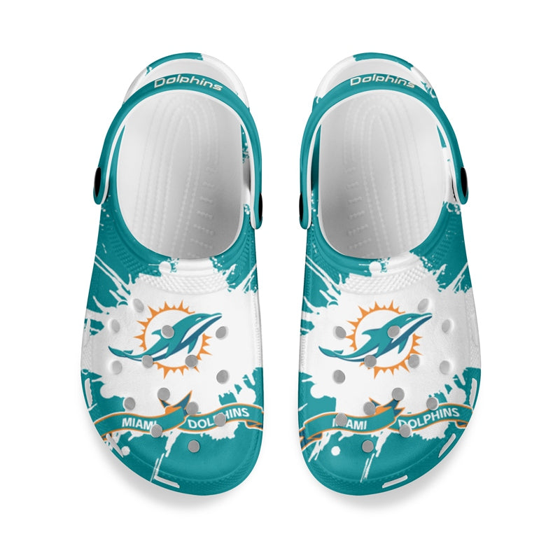 Miami Dolphins Crocs Unisex Clogs Clog Shoes