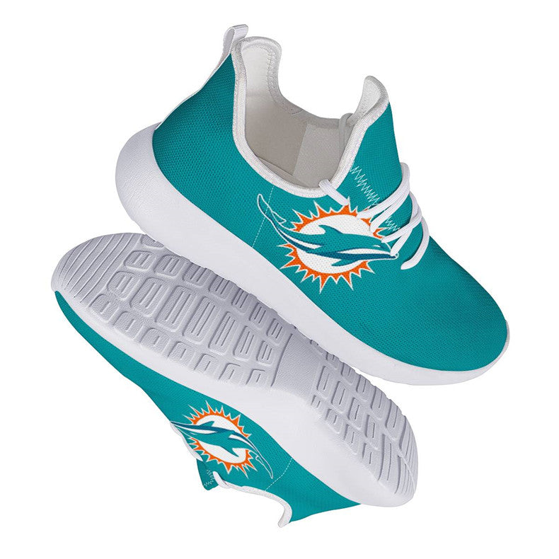 Miami Dolphins Green Team Logo Limited Sneaker Shoes For Men Women Fans