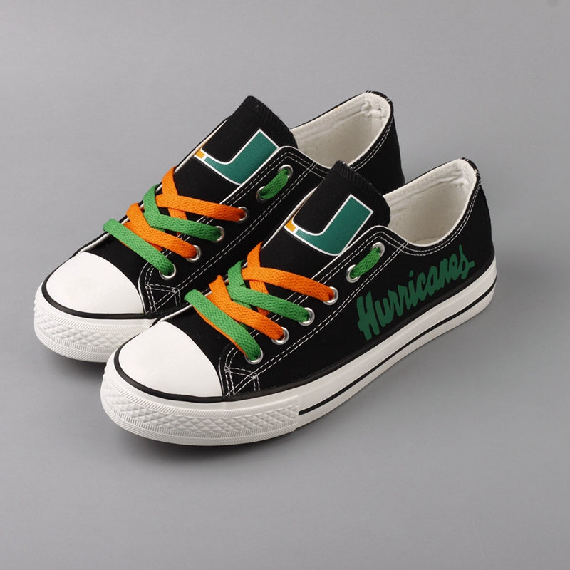 Miami Hurricanes Sport Sneakers Shoes For Men Women Fans
