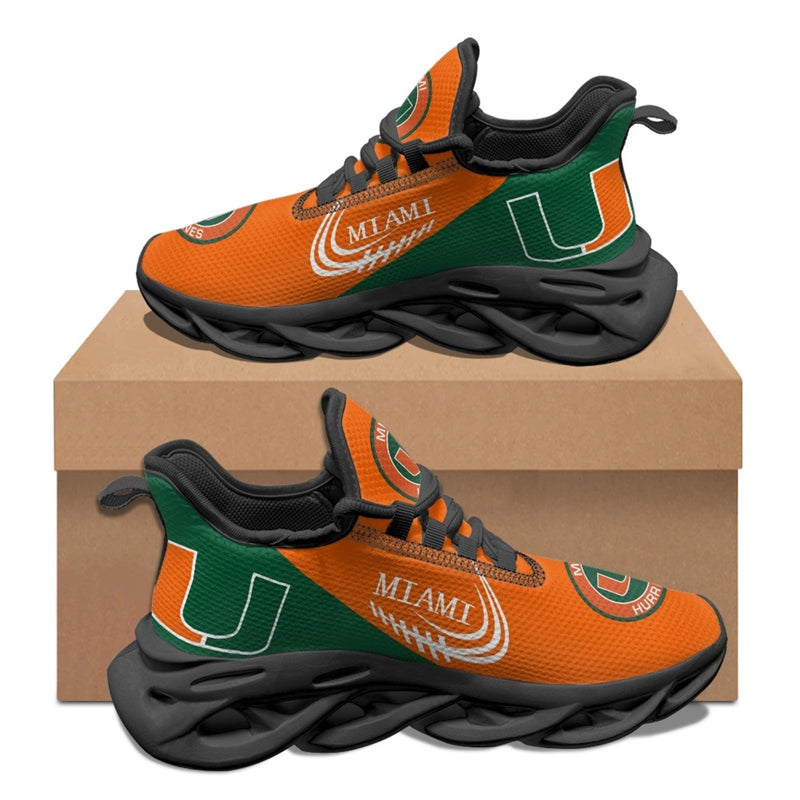 Miami Hurricanes V1 WK9 Sneaker Shoes For Men Women Fans