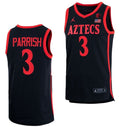 Micah Parrish Jersey San Diego State Aztecs College Basketball Black #3