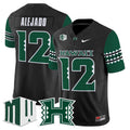 Micah Alejado Jersey #12 Hawai'i Rainbow Warriors 2025 Vapor Stitched