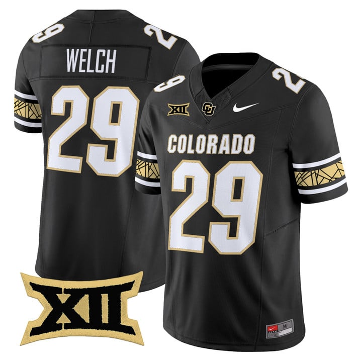 Micah Welch Jersey #29 Colorado Buffaloes 2025 Vapor Limited V2 Stitched