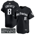 Michael Conforto Jersey #8 San Francisco Giants Gothic Fog Edition Vapor Stitched
