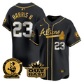 Michael Harris II Jersey #23 Atlanta Braves Atliens Hank Aaron Patch Limited Stitched