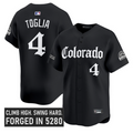 Michael Toglia Jersey #4 Colorado Rockies Gothic Mile High Shadows Edition