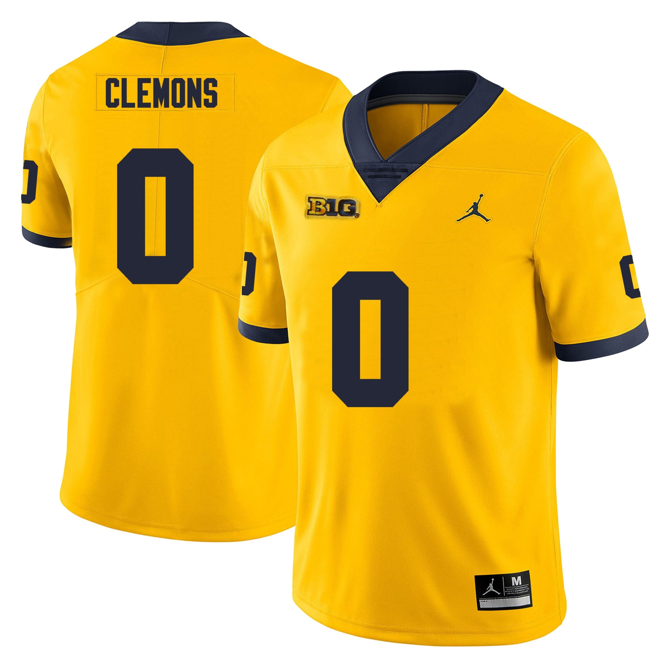 Michigan Wolverines #0 Darrius Clemons Men’s Michigan Wolverines Football Jersey Stitched