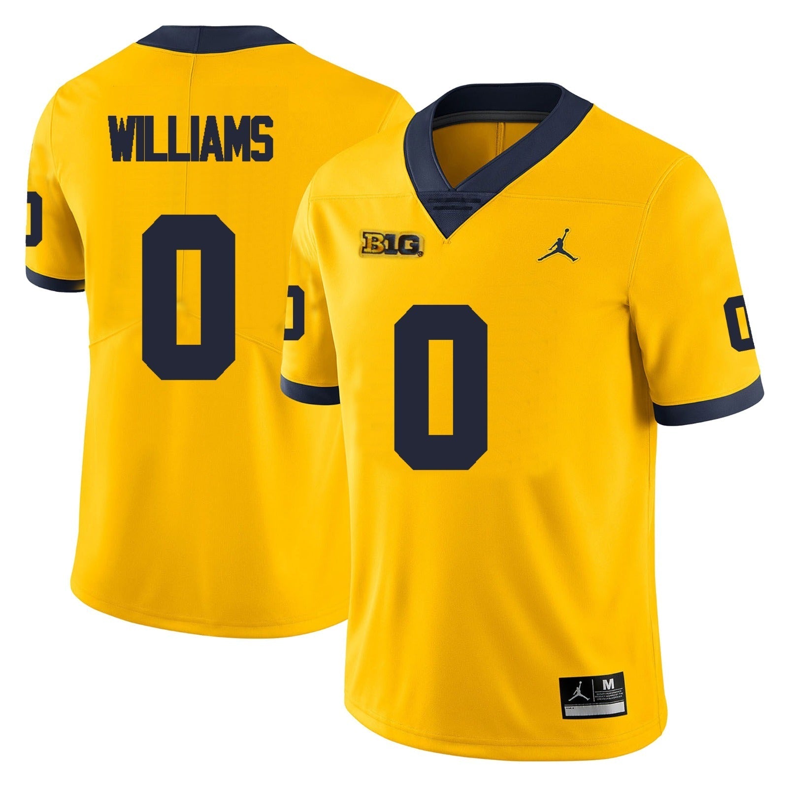 Michigan Wolverines #0 Tré Williams Football Jersey Stitched