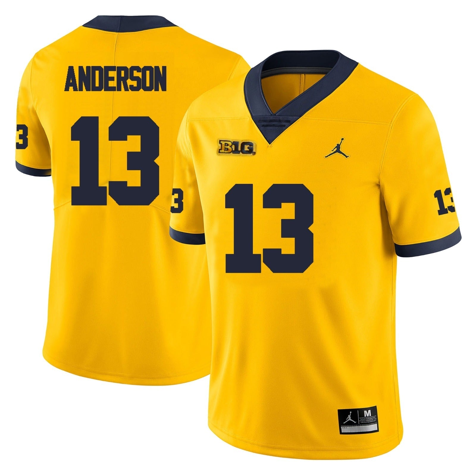 Michigan Wolverines #13 Caleb Anderson Football Jersey Stitched