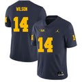 Michigan Wolverines #14 Roman Wilson Men’s Michigan Wolverines Football Jersey Stitched