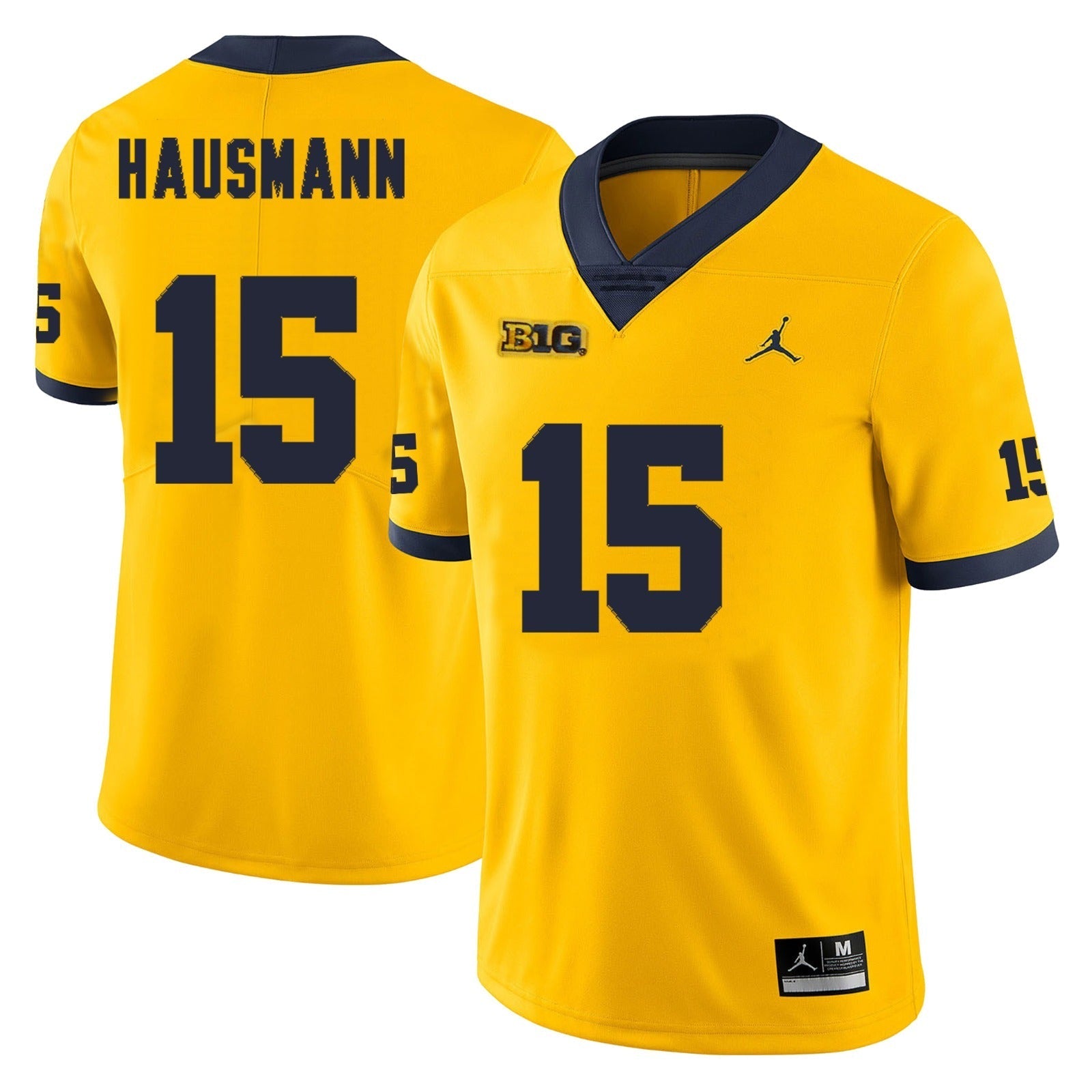 Michigan Wolverines #15 Ernest Hausmann Football Jersey Stitched