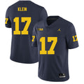Michigan Wolverines #17 Marlin Klein Football Jersey Stitched