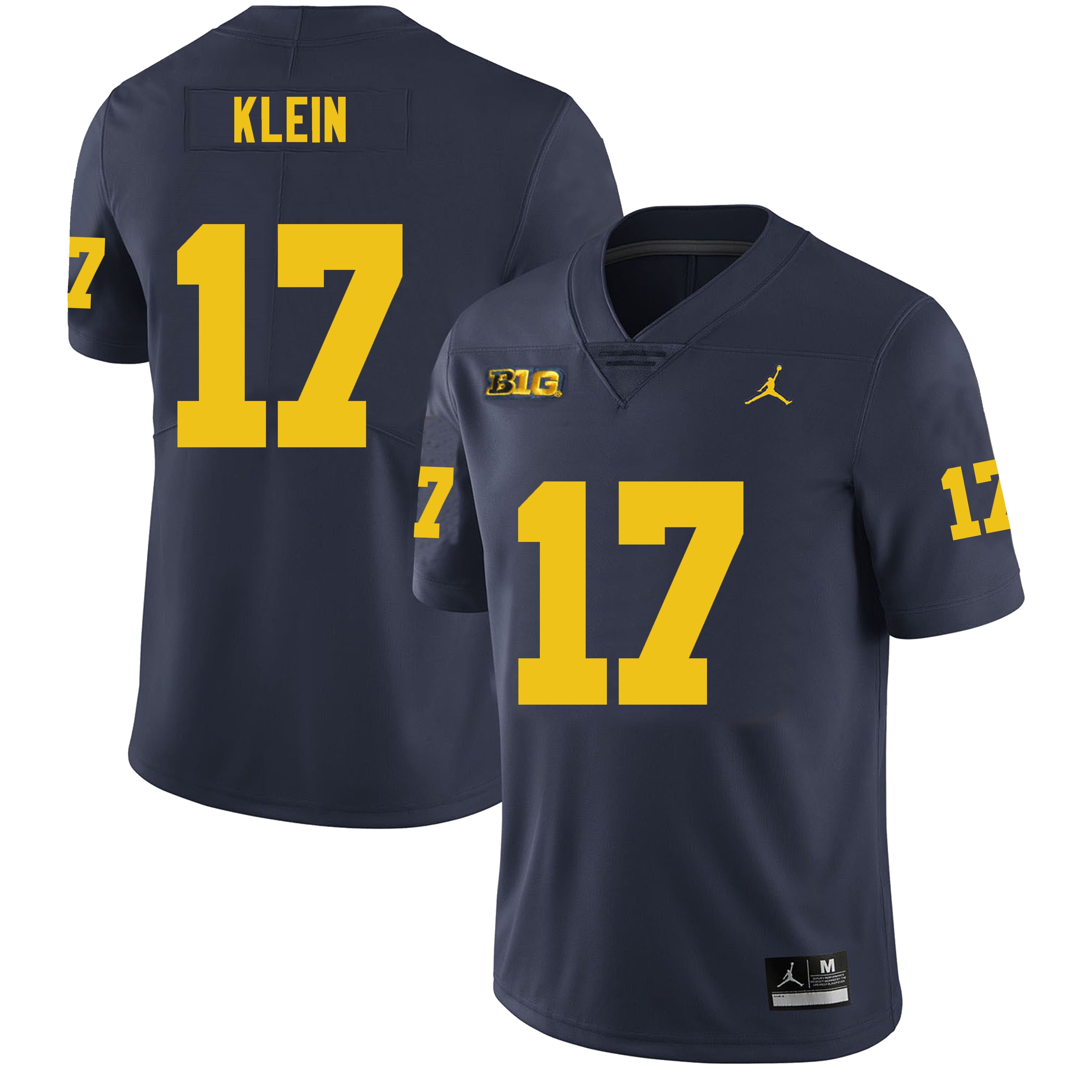 Michigan Wolverines #17 Marlin Klein Football Jersey Stitched