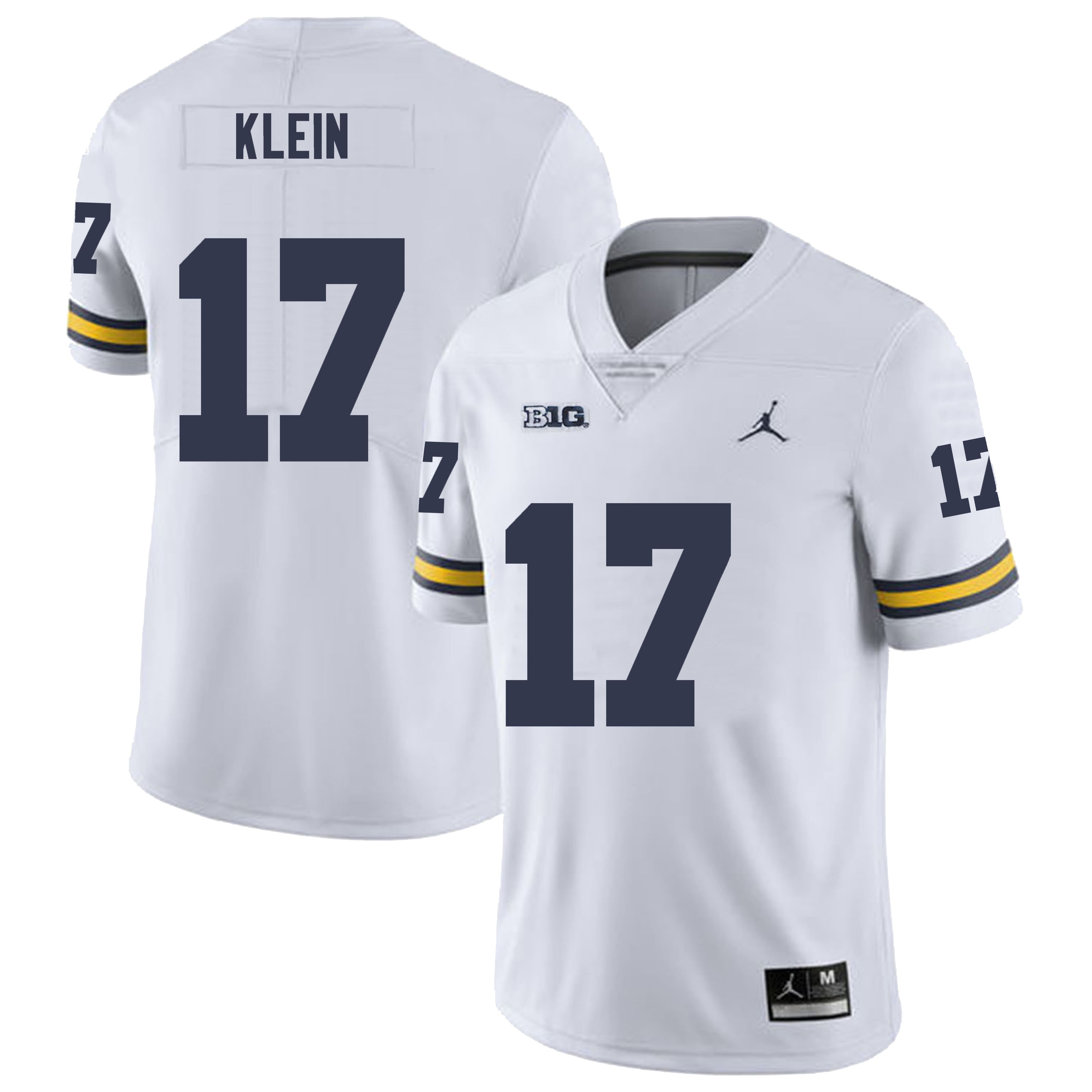 Michigan Wolverines #17 Marlin Klein Football Jersey Stitched