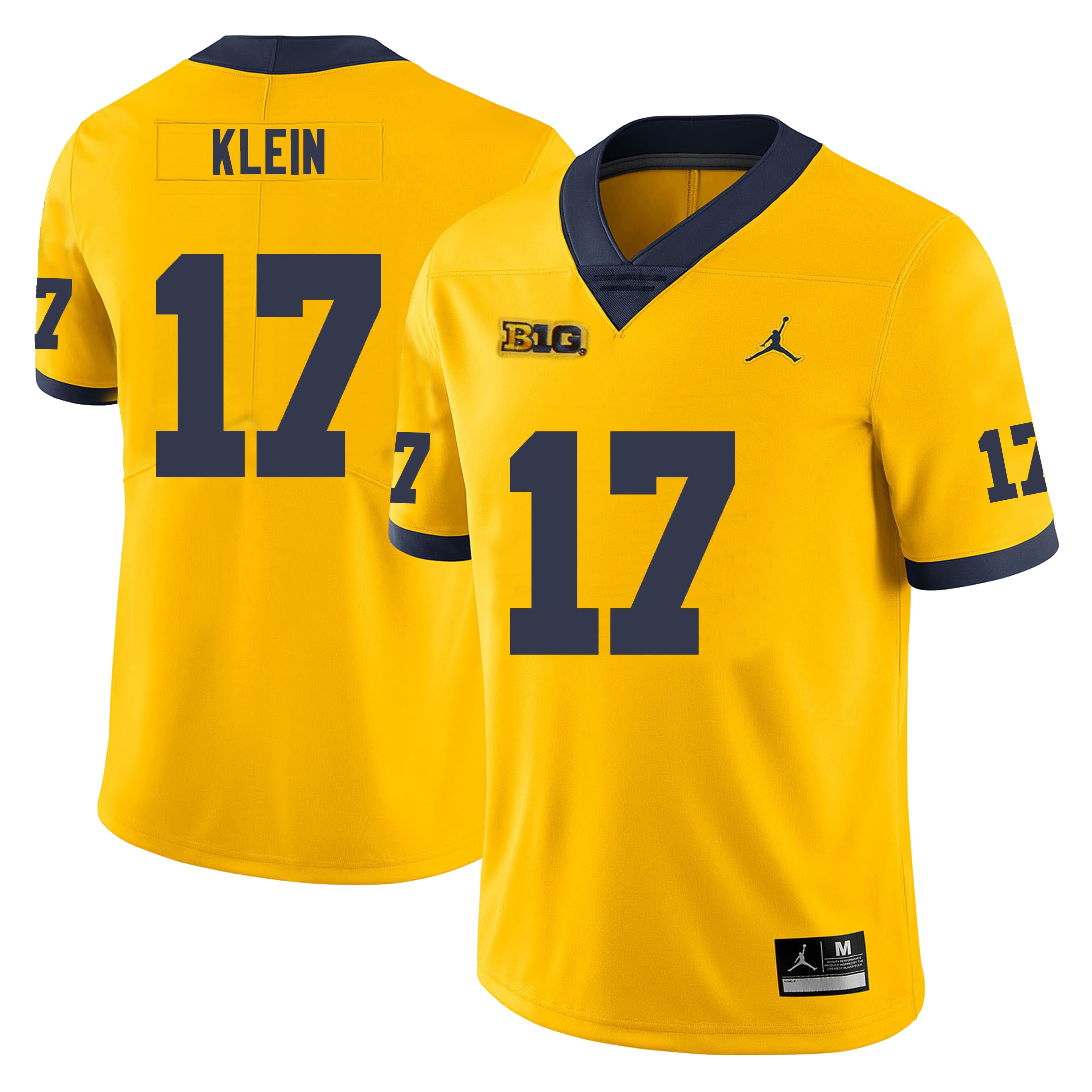 Michigan Wolverines #17 Marlin Klein Football Jersey Stitched