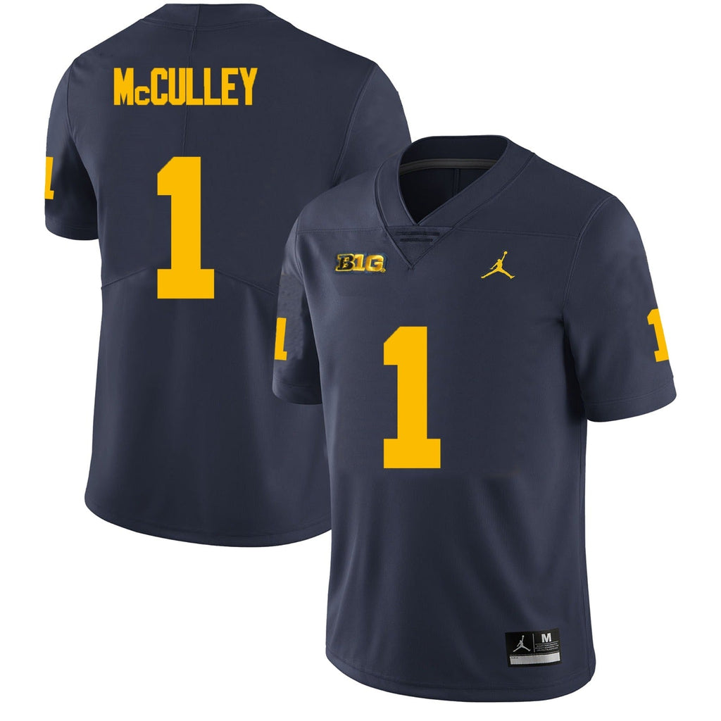 Michigan Wolverines #1 Donaven McCulley Football Jersey Stitched