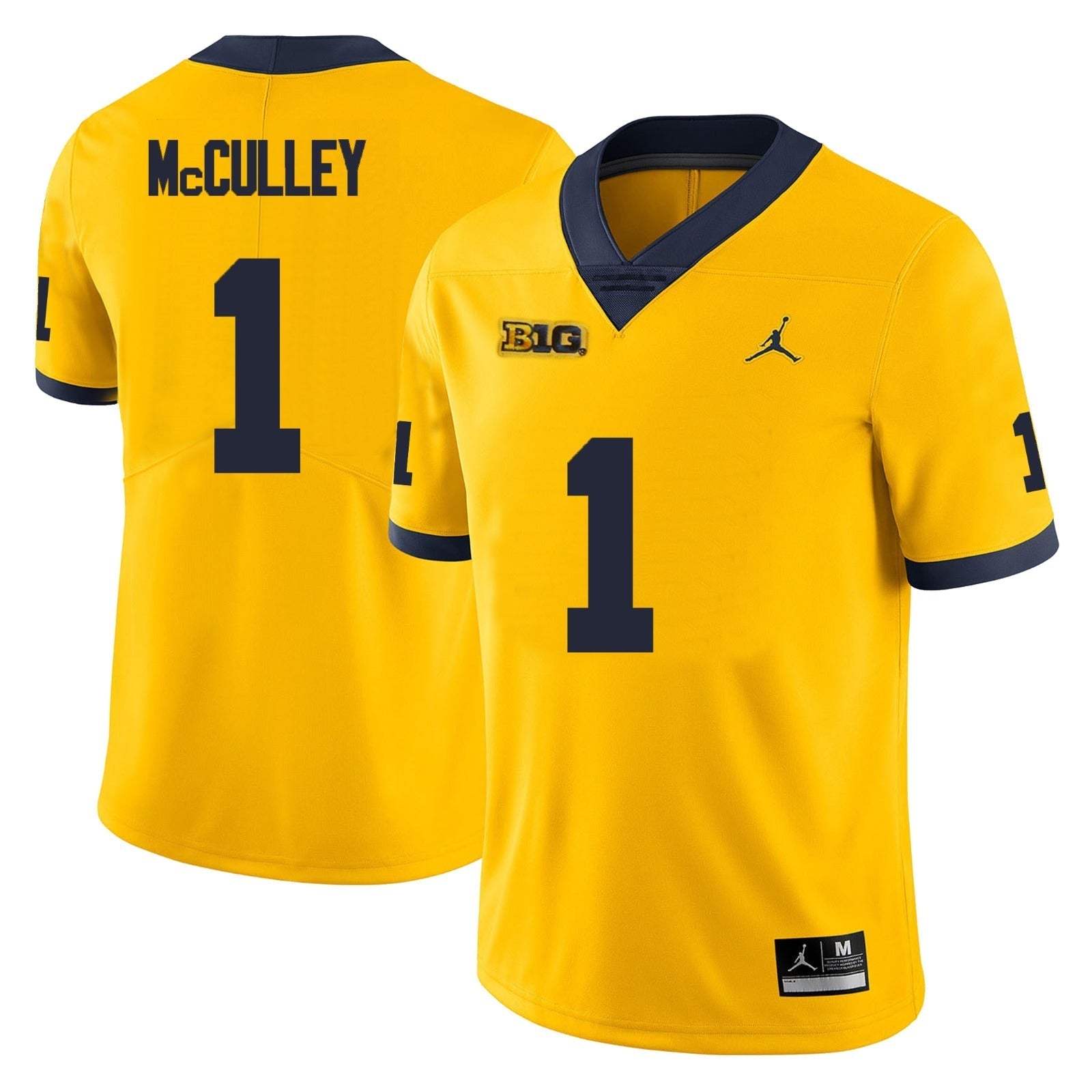 Michigan Wolverines #1 Donaven McCulley Football Jersey Stitched