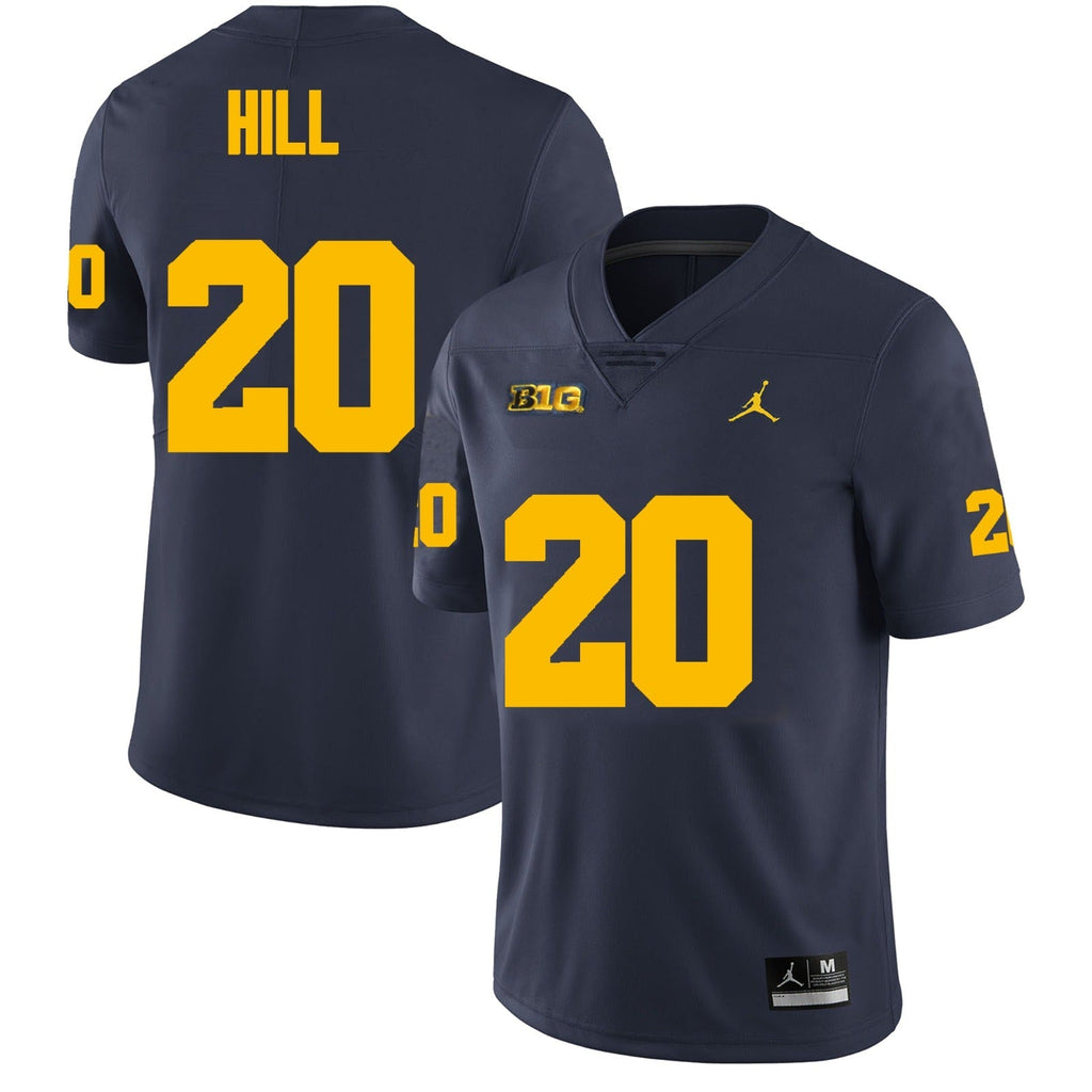 Michigan Wolverines #20 Jyaire Hill Football Jersey Stitched