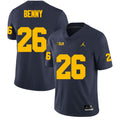 Michigan Wolverines #26 Rayshaun Benny Football Jersey Stitched