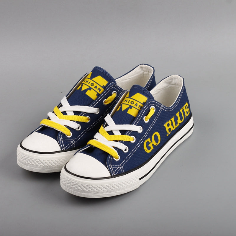 Michigan Wolverines Sport Sneakers Shoes For Men Women Fans