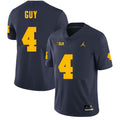 Michigan Wolverines #4 TJ Guy Football Jersey Sitched
