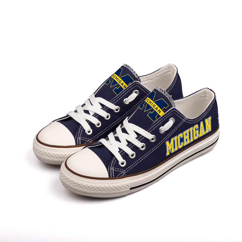 Michigan Wolverines Sport Sneakers Shoes For Men Women Fans