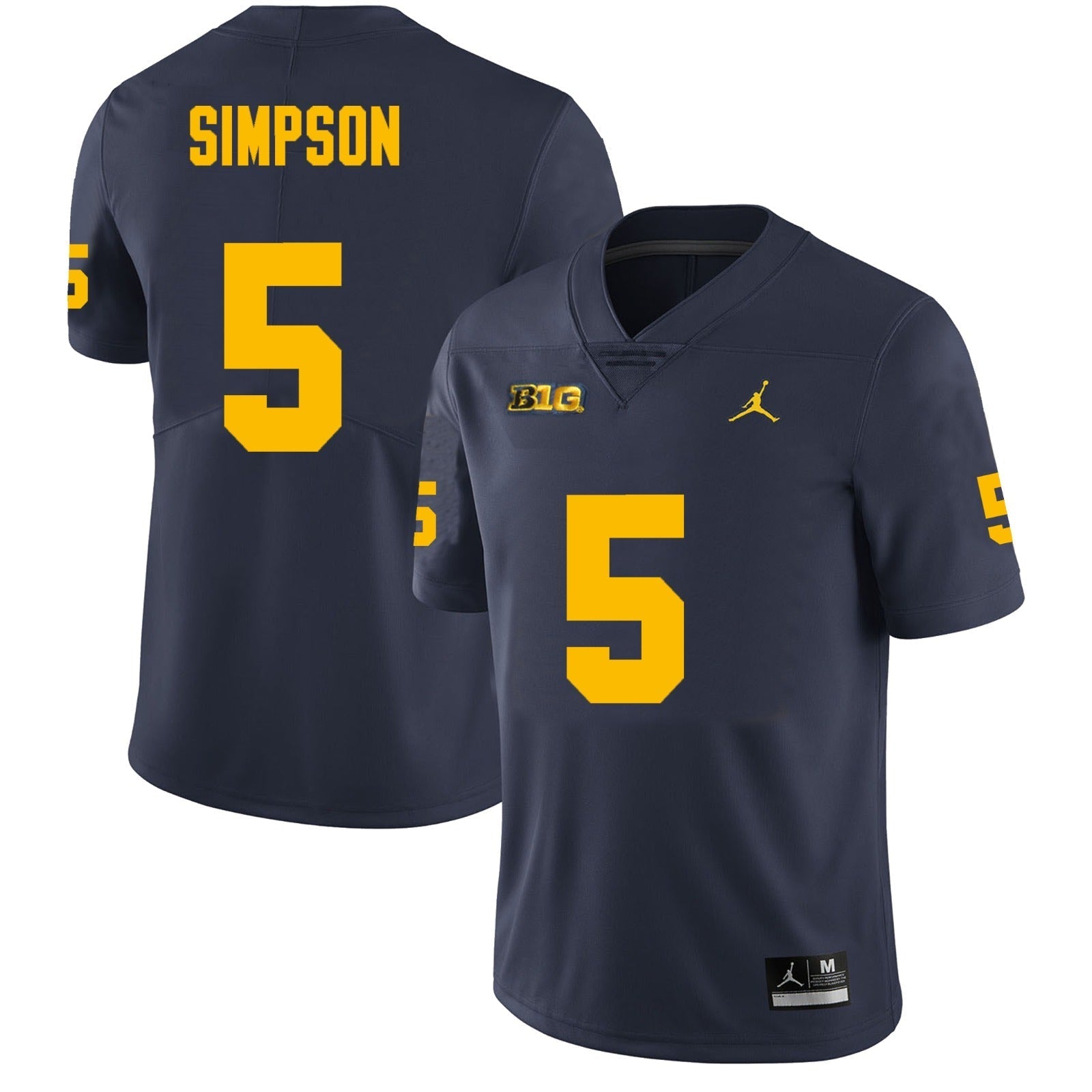 Michigan Wolverines #5 Anthony Simpson Football Jersey Stitched