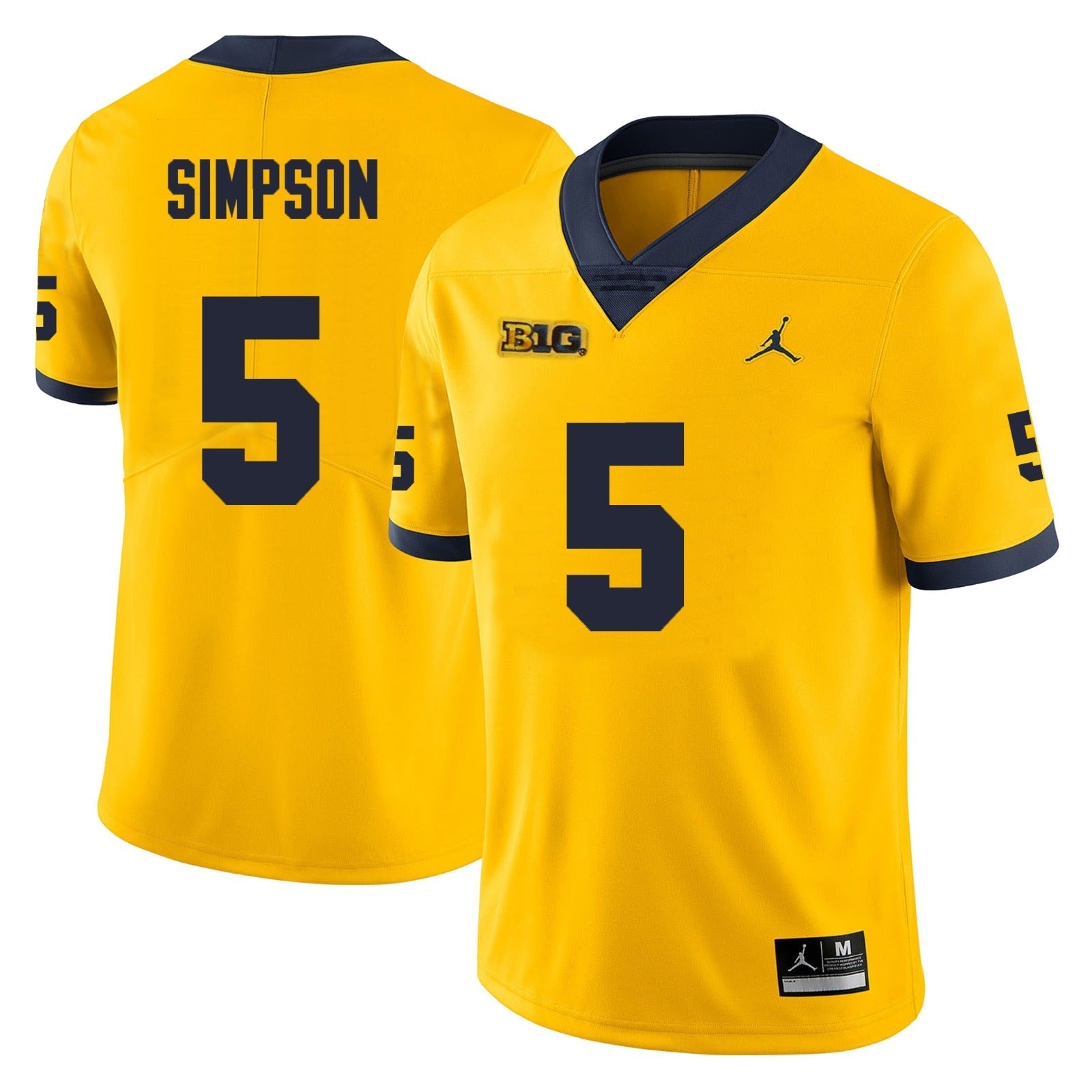 Michigan Wolverines #5 Anthony Simpson Football Jersey Stitched