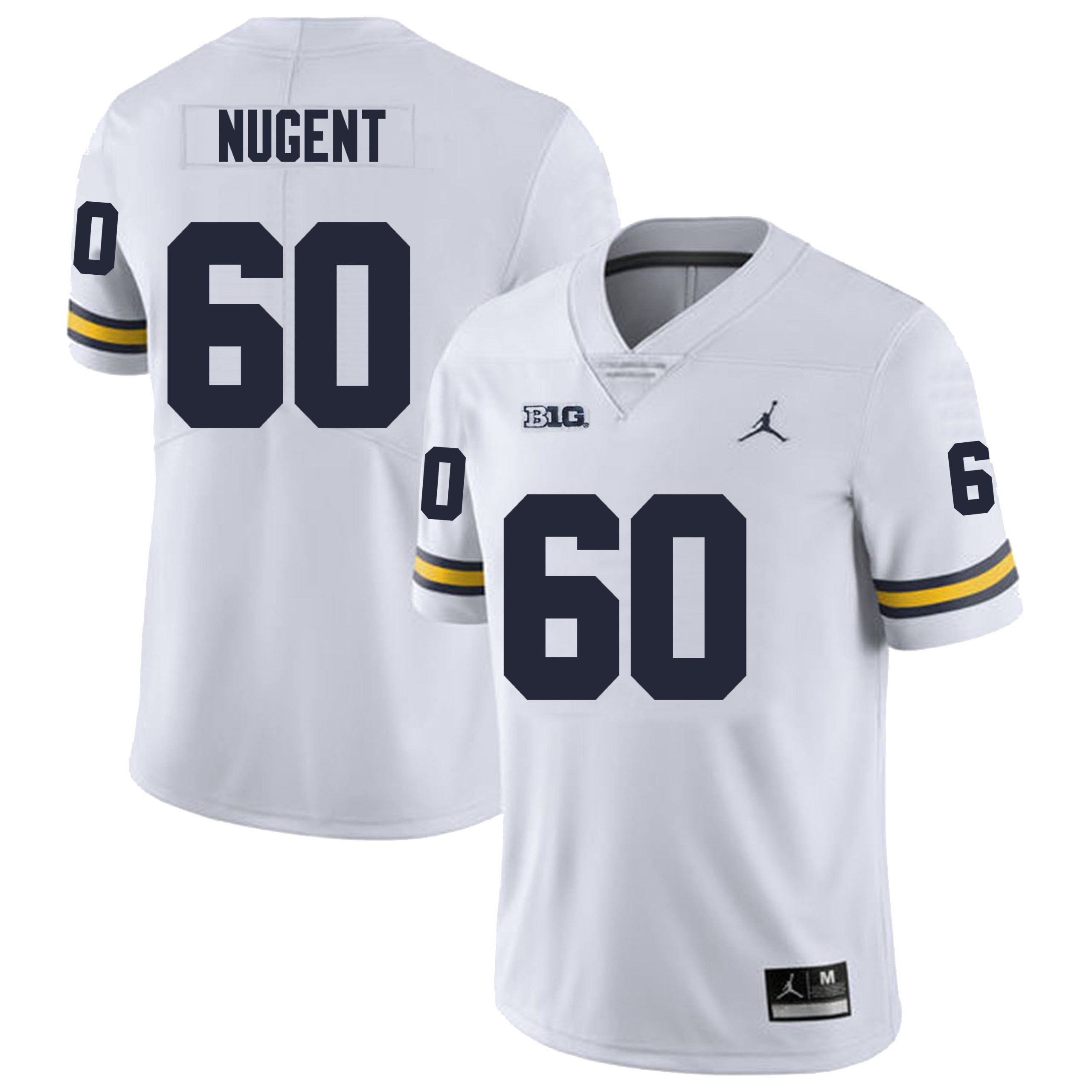 Michigan Wolverines #60 Drake Nugent Men’s Michigan Wolverines Football Jersey Stitched