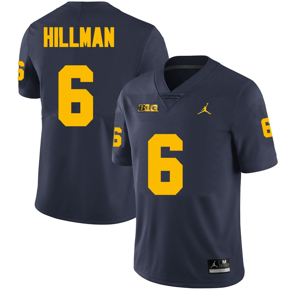 Michigan Wolverines #6 Brandyn Hillman Football Jersey Stitched