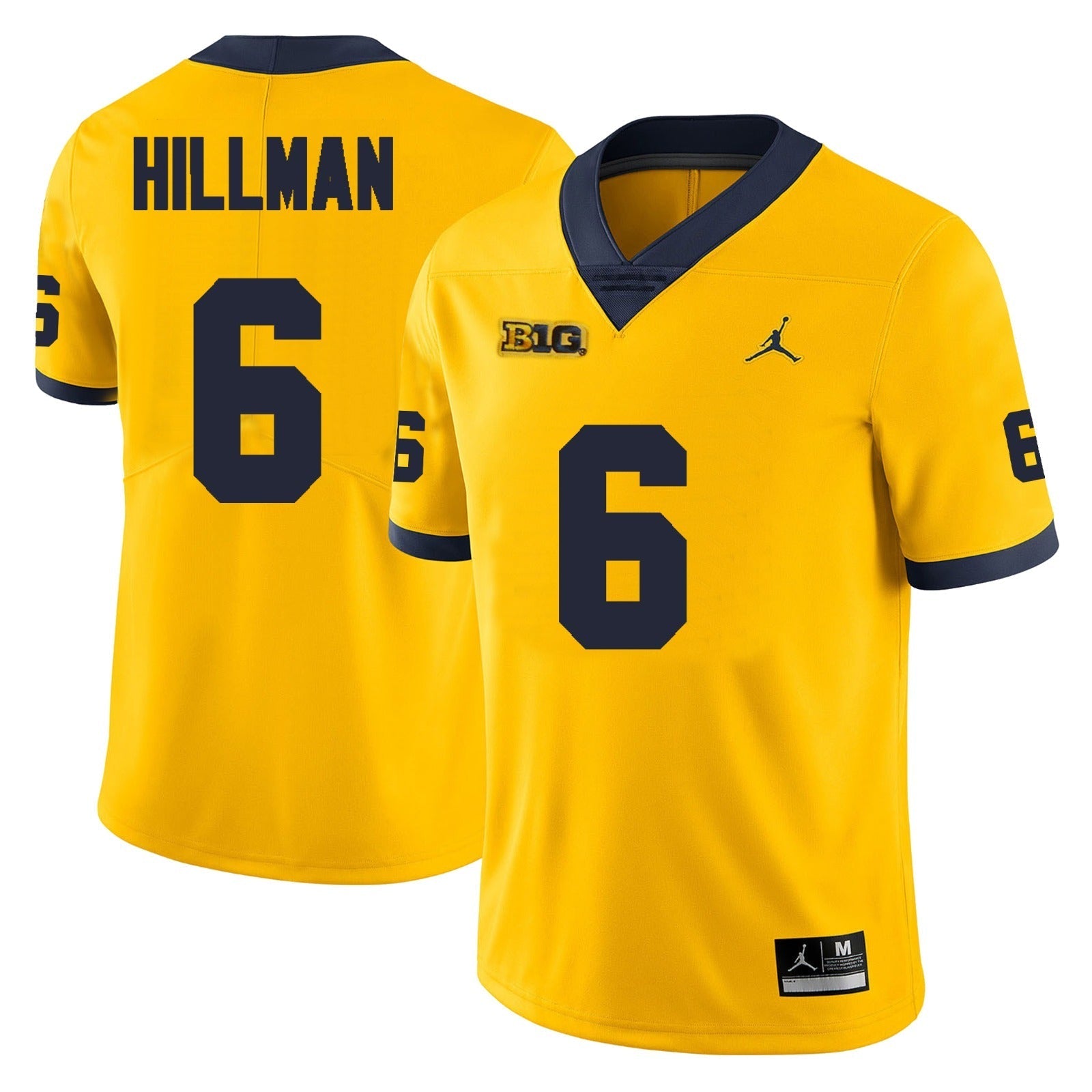 Michigan Wolverines #6 Brandyn Hillman Football Jersey Stitched
