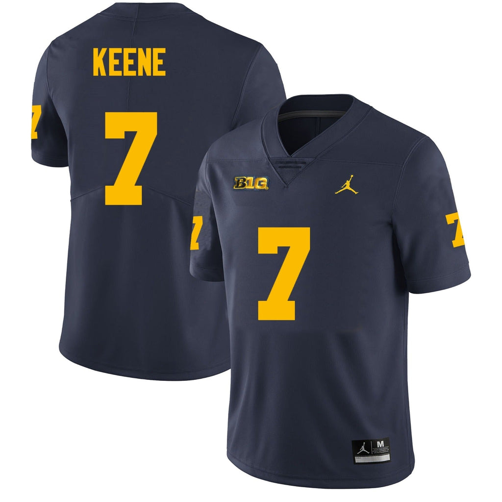 Michigan Wolverines #7 Mikey Keene Football Jersey Stitched