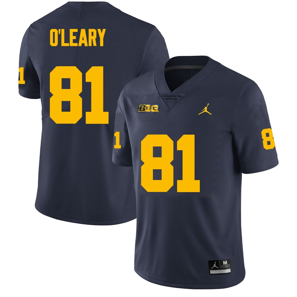 Michigan Wolverines #81 Peyton O’Leary Football Jersey Stitched