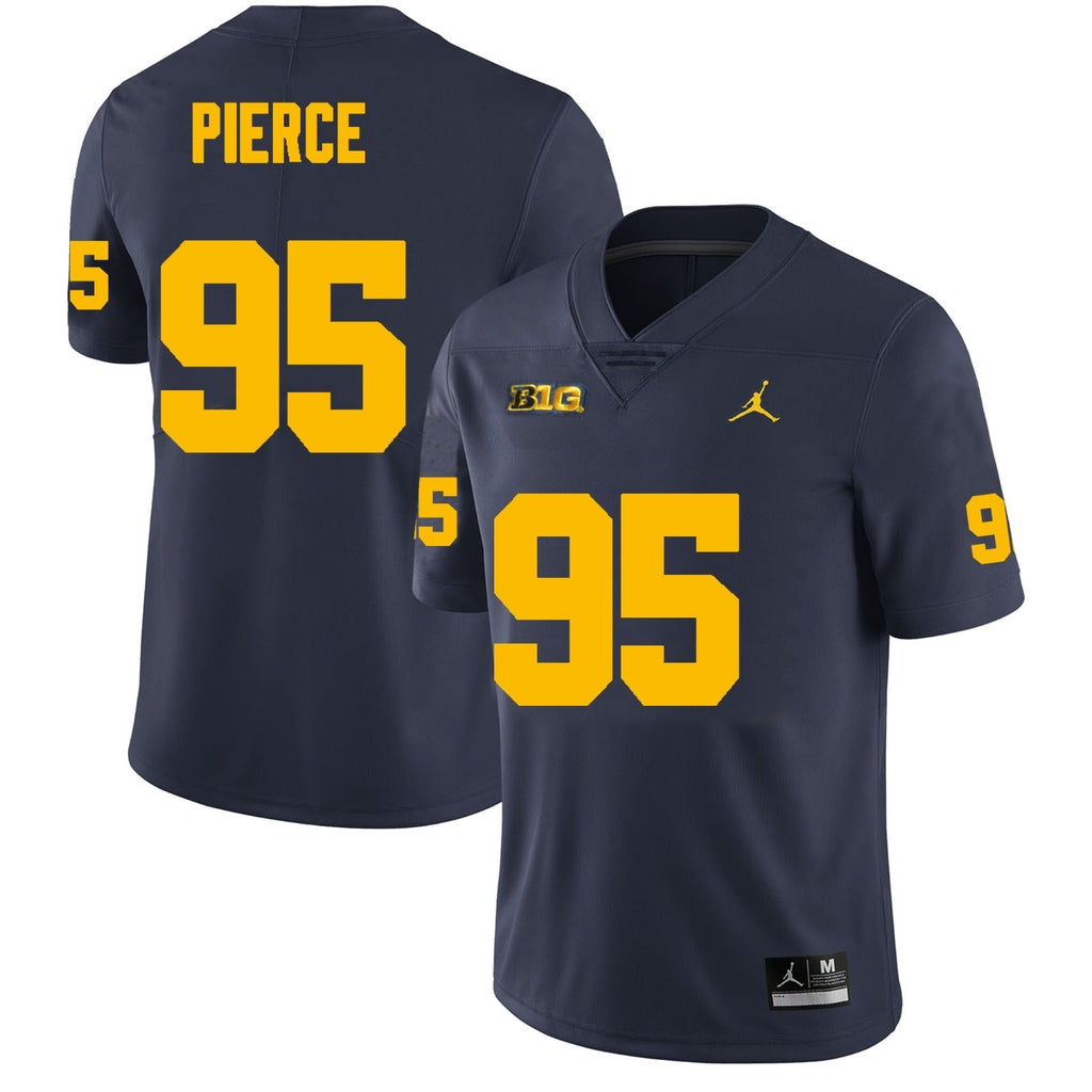 Michigan Wolverines #95 Trey Pierce Football Jersey Stitched