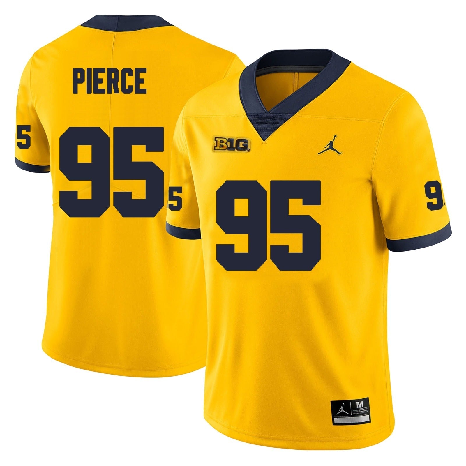 Michigan Wolverines #95 Trey Pierce Football Jersey Stitched