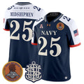 Midshipmen Jersey #25 Navy Midshipmen 250th Anniversary Stitched