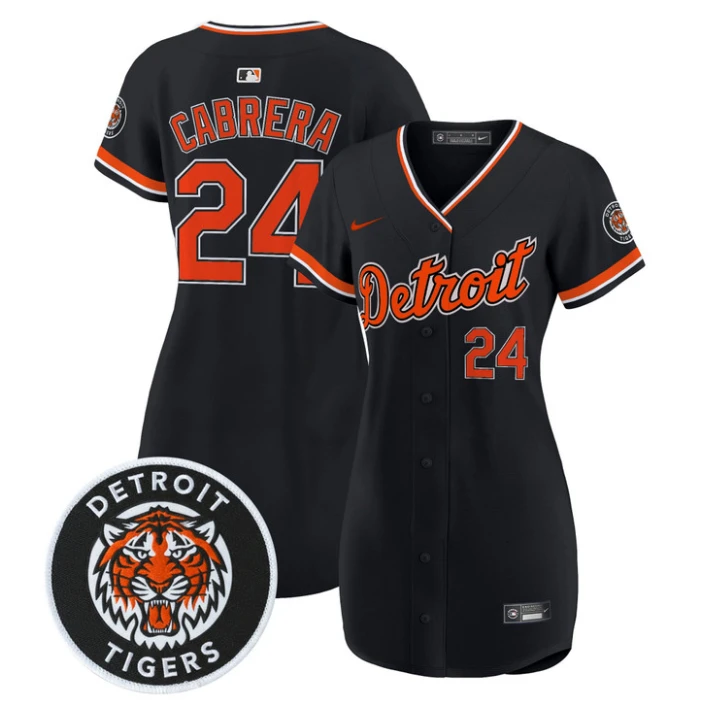 Miguel Cabrera Jersey #24 Detroit Tigers 2026 Baseball Dress Stitched