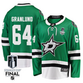 Mikael Granlund 64 Dallas Stars 2025 STANLEY CUP Final Patch Home Men Jersey Black