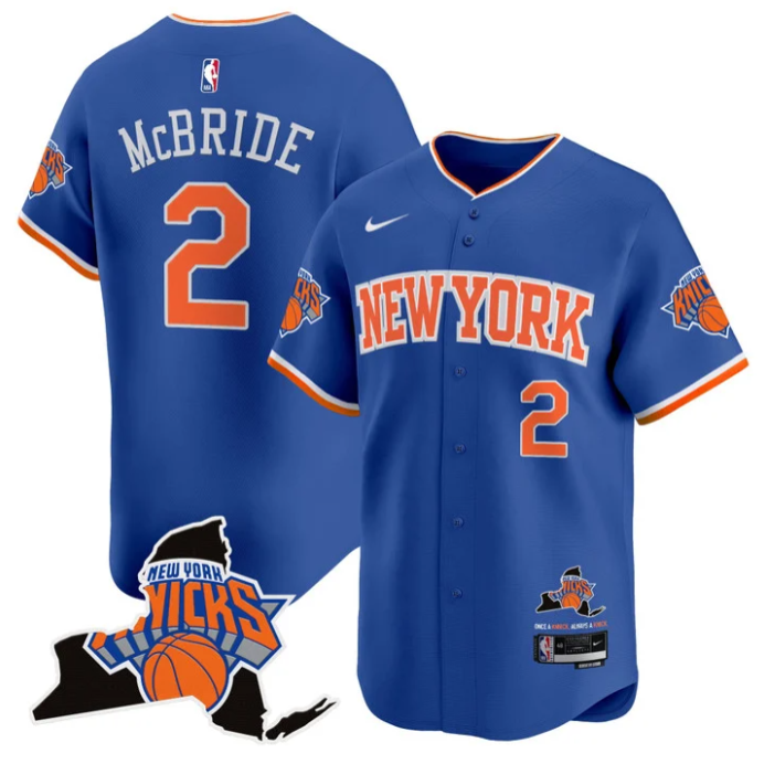 Miles McBride Jersey #2 New York Knicks Vapor Baseball Stitched