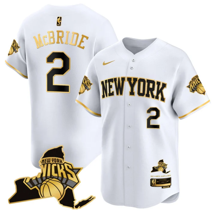 Miles McBride Jersey #2 New York Knicks Vapor Baseball Stitched
