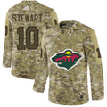 Minnesota Wild Camo Customized Jersey Stitched