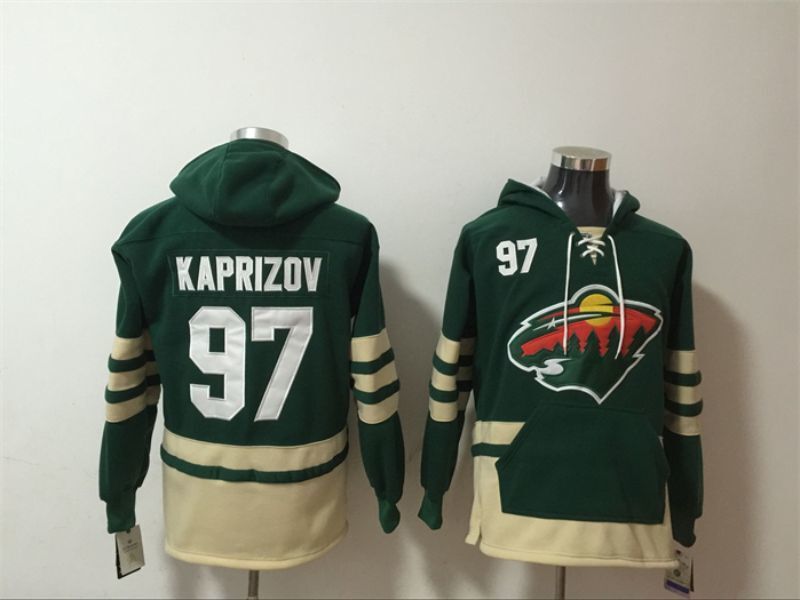 Minnesota Wild #97 Kirill Kaprizov Pullover Hoodie